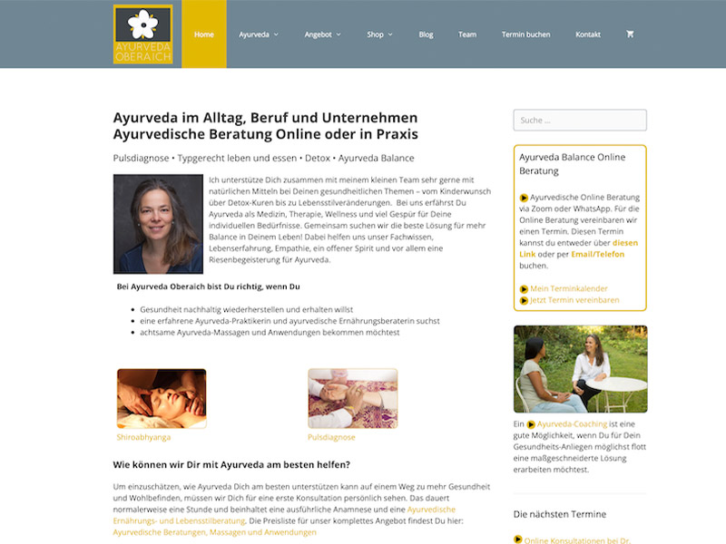 Referenz ayurveda-oberaich.at Site besuchen