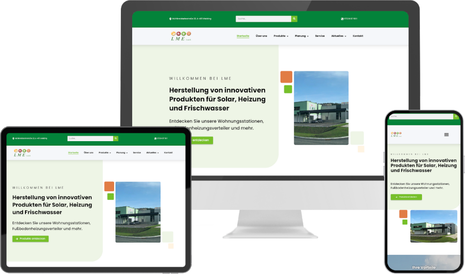 Website Erstellung LME Gmbh