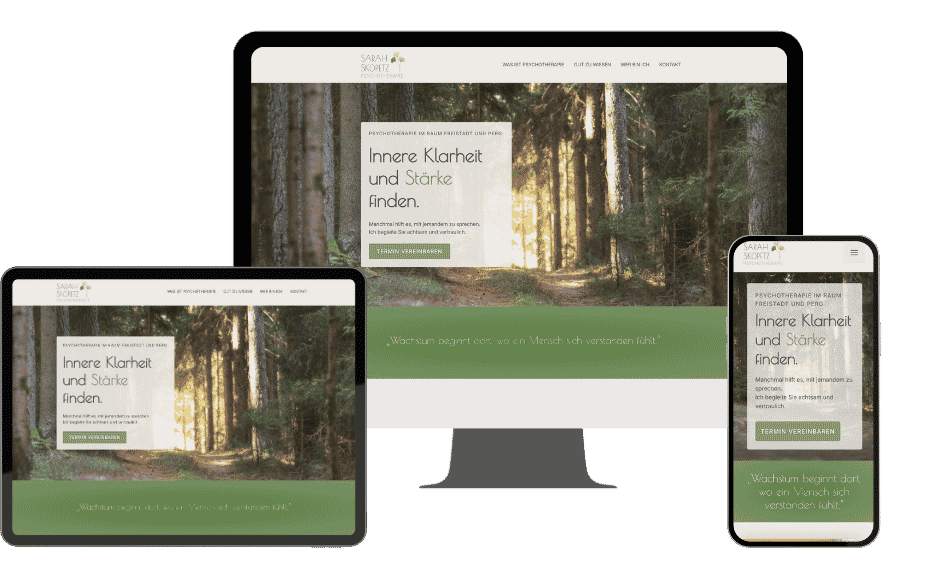 WordPress Website Erstellung für Psychotherapie Skopetz